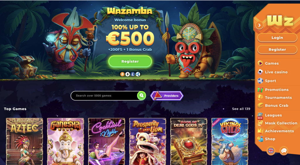 wazamba casino