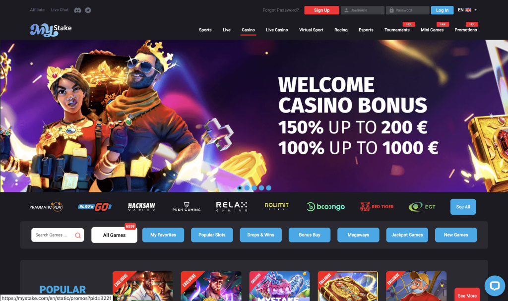 my stake casino